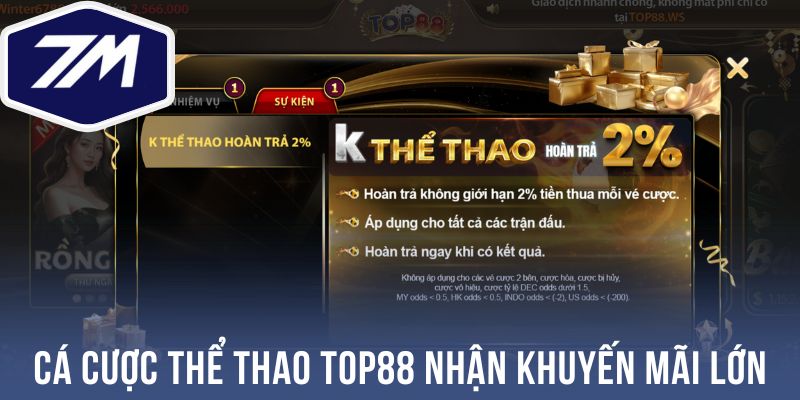 Cá cược thể thao nhận khuyến mãi lớn