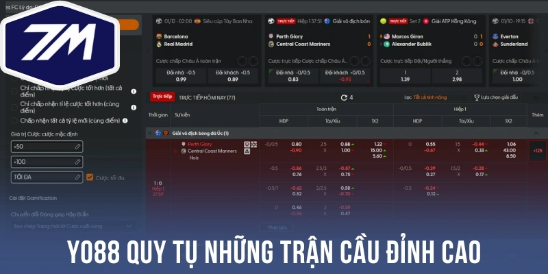 Yo88 quy tụ những trận cầu đỉnh cao