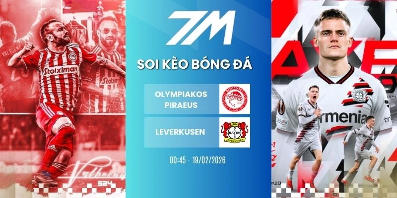 Kèo Nhà Cái Olympiakos Piraeus Vs Bayer Leverkusen Hôm Nay Ngày 19/02/2026 – Cup C1