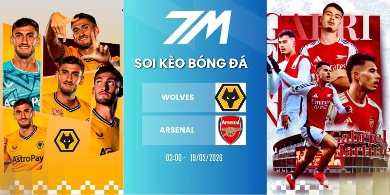 Kèo Nhà Cái Wolves vs Arsenal Hôm Nay Ngày 18/02/2026 – NHA
